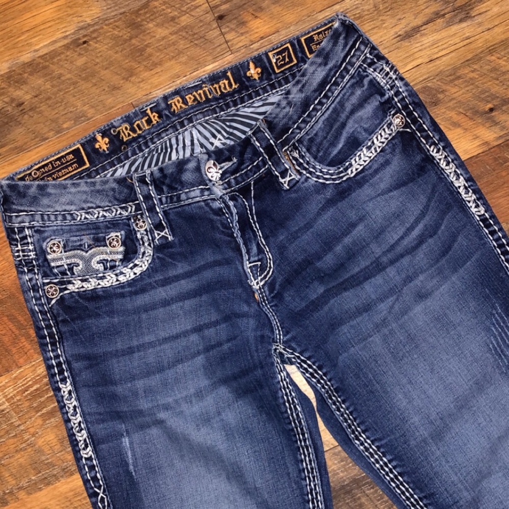Rock revival easy boot jeans size 27!